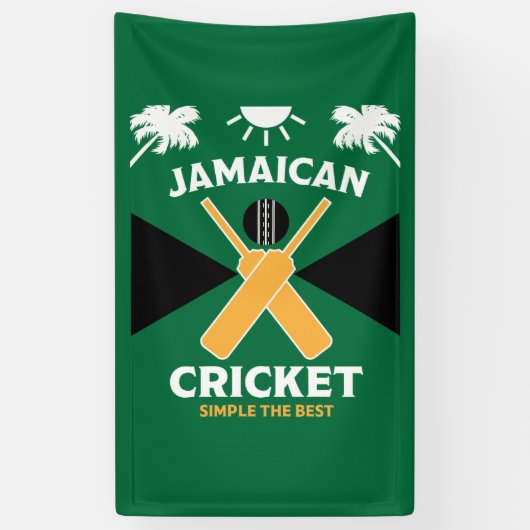 Jamaica Cricket Banner (Vertikal)