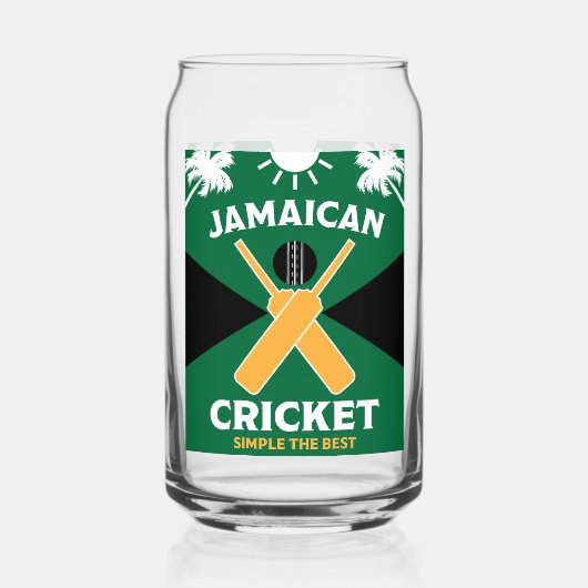 Jamaica Cricket Dosenglas (Rückseite)