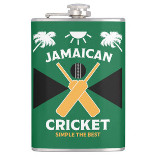 Jamaica Cricket Flachmann