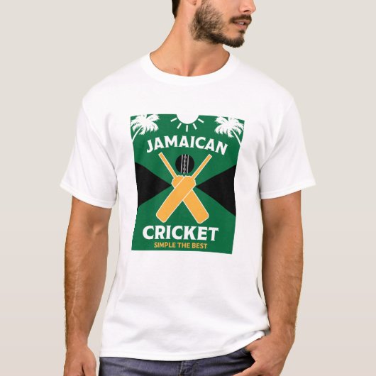 Jamaica Cricket T-Shirt (Vorderseite)