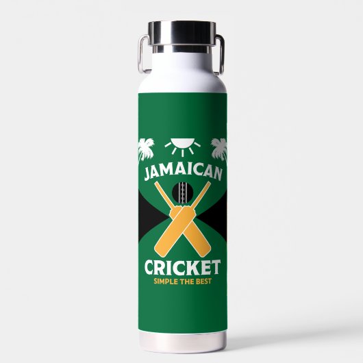 Jamaica Cricket Trinkflasche (Vorne)