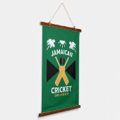 Jamaica Cricket Wandteppich Mit Holzrahmen (Gewinkelt)