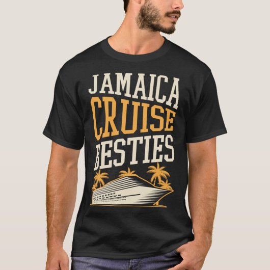 Jamaica Cruise Besties Matching Cruise Ship Vacati T-Shirt (Vorderseite)
