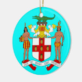 JAMAICA* Custom Christmas Ornament (Links)