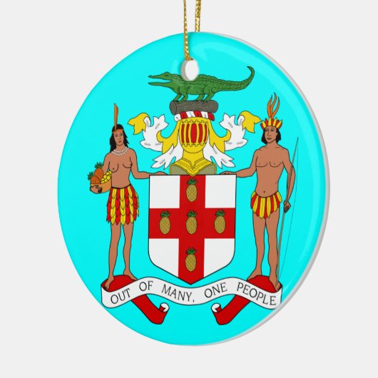 JAMAICA* Custom Christmas Ornament (Links)