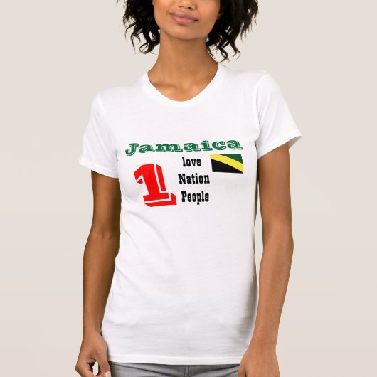 Jamaica eine Liebe, eine Nation, ein Volk T - Shir T-Shirt (Vorderseite)