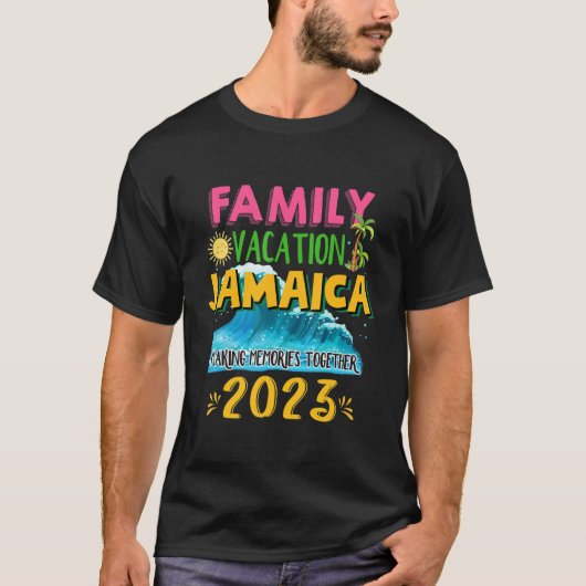Jamaica Familienurlaub 2023 Familienurlaub im Somm T-Shirt (Vorderseite)
