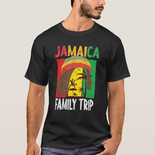 Jamaica Familienurlaub Jamaika Urlaub Karibik T-Shirt (Vorderseite)