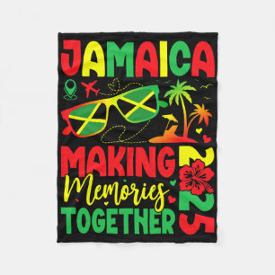 Jamaica Family Wiedersehen 2025 Erinnerungen Vacat Fleecedecke