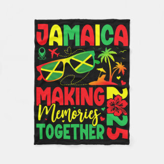 Jamaica Family Wiedersehen 2025 Erinnerungen Vacat Fleecedecke