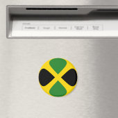 Jamaica Fisheye Flag Magnet (In Situ (Geschirrspüler))