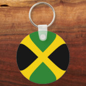 Jamaica Fisheye Flag Schlüsselanhänger (Vorderseite)