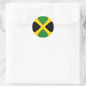 Jamaica Fisheye Flag Sticker (Tasche)