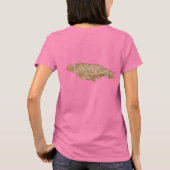 Jamaica Flag and Map dk T - Shirt (Rückseite)