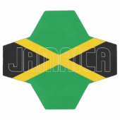 Jamaica Flag Black Green Yellow Patriotic Fußball (Flach)