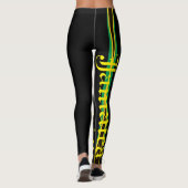 JAMAICA FLAG BLACK LEGGINGS HAVIC ACD (Rückseite)