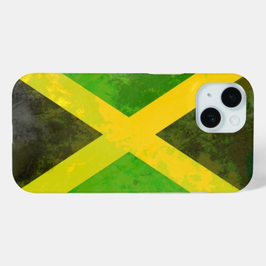 Jamaica flag Case-Mate iPhone hülle (Rückseite (Horizontal))