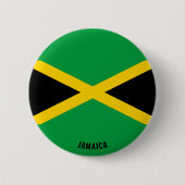 Jamaica Flag Charming Patriotic Button (Vorderseite)