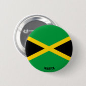 Jamaica Flag Charming Patriotic Button (Vorne & Hinten)