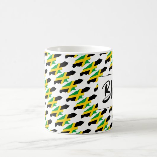 JAMAICA Flag Christlich BLESSED Kaffeetasse (Mittel)
