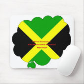 Jamaica Flag Colors Mousepad (Mit Mouse)