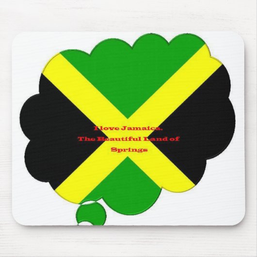 Jamaica Flag Colors Mousepad (Vorne)