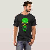 Jamaica Flag Colours Skull T-Shirt (Vorne ganz)