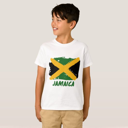 Jamaica flag design T-Shirt (Vorne ganz)