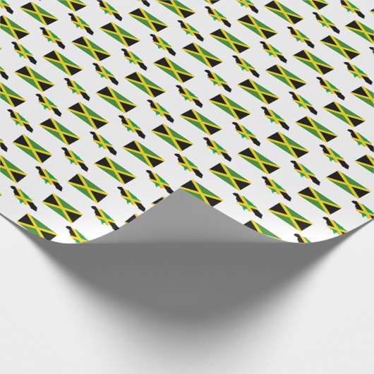 JAMAICA FLAG GESCHENKPAPIER (Ecke)