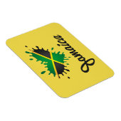 Jamaica Flag Island - Proud Jamaicans - Magnet (Rechte Seite)