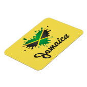 Jamaica Flag Island - Proud Jamaicans - Magnet (Linke Seite)