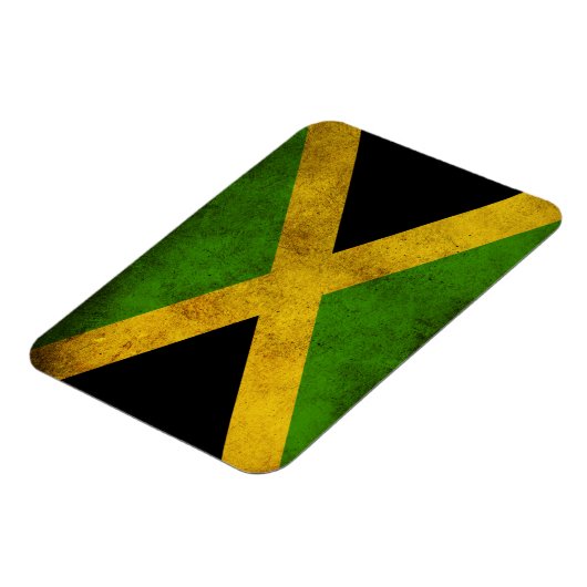 Jamaica Flag Island - Proud Jamaicans - Magnet (Linke Seite)