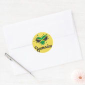 Jamaica Flag Island - Proud Jamaicans - Sticker (Umschlag)