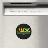 Jamaica Flag ISO Code Alpha 3 Design Magnet (In Situ (Geschirrspüler))