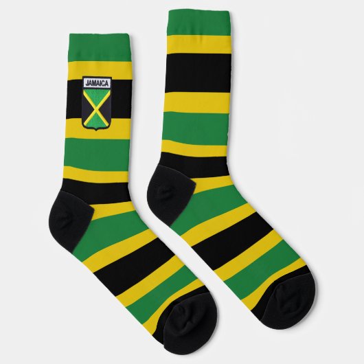 Jamaica Flag Jah Rastafari Rasta Reggae Socks Socken (Rechts)
