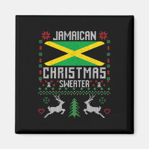Jamaica Flag Jamaikanischer Weihnachtssüßer Magnet