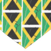 JAMAICA Flag Karte Stilvoll Patriotic Geometric Tischdecke (Schrägansicht)