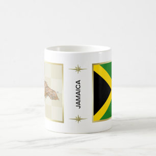 Jamaica Flag + Karte Tasse