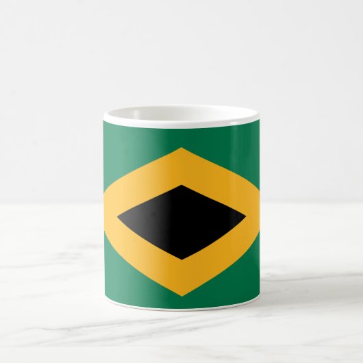 Jamaica Flag Keramik Tasse (Mittel)