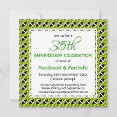 JAMAICA FLAG - Kundenspezifische Jubiläumsfeier Einladung (Vorderseite)