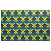 Jamaica Flag Liebe Herzmuster Stoff (Fat Quarter (45,7 x 55,9 cm))