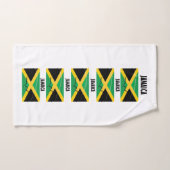 JAMAICA FLAG MAP KONTUR Personalisiert weiß Handtuch (Handtuch)