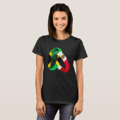 Jamaica Flag Mexico Grown Ring Marriage Wedding T-Shirt (Vorne ganz)