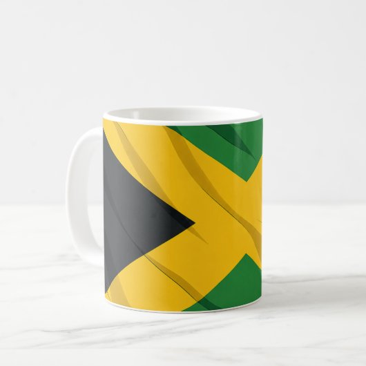 Jamaica Flag Mug Kaffeetasse (Vorderseite Links)