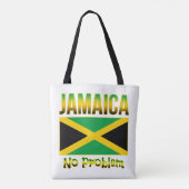 Jamaica Flag No Problem Tasche (Rückseite)