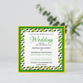 JAMAICA FLAG Patriotic Custom Wedding Einladung (Stehend Vorderseite)