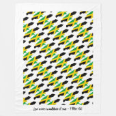 JAMAICA FLAG Patriotic Jamaican Bedspread Fleecedecke (Vorderseite)