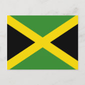 Jamaica Flag Postcard Postkarte (Vorderseite)
