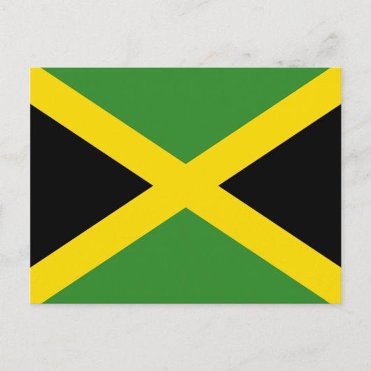 Jamaica Flag Postcard Postkarte (Vorderseite)