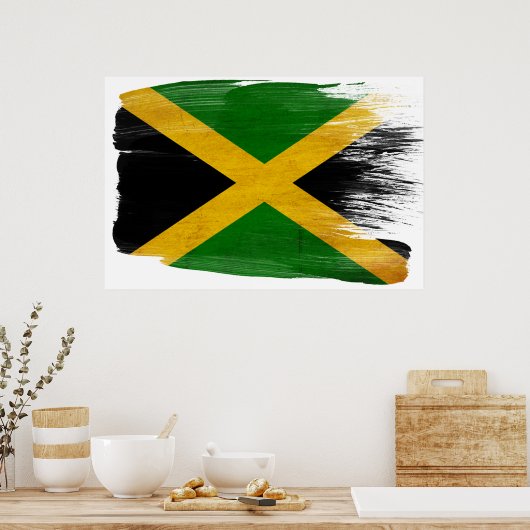 Jamaica Flag Posters Poster (Küche)
